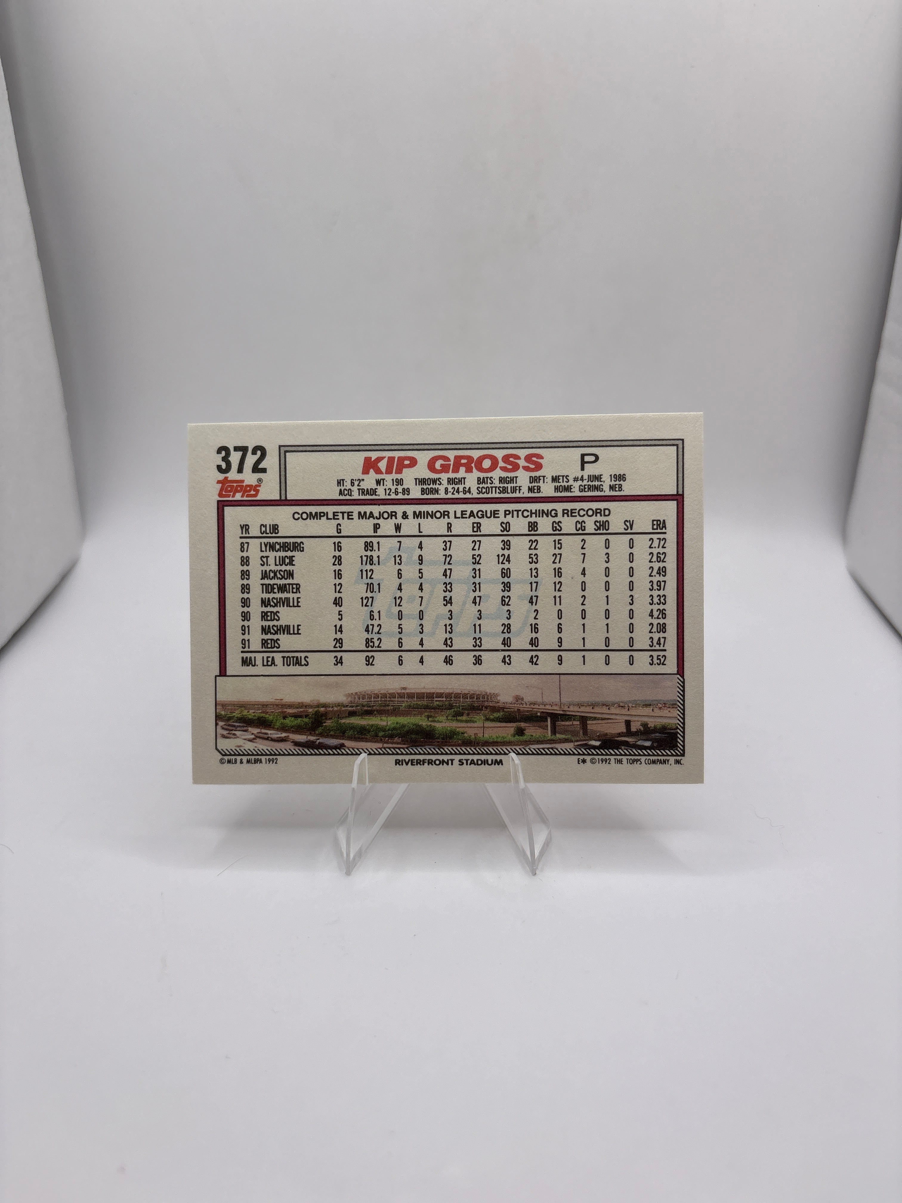 Topps Kip Gross