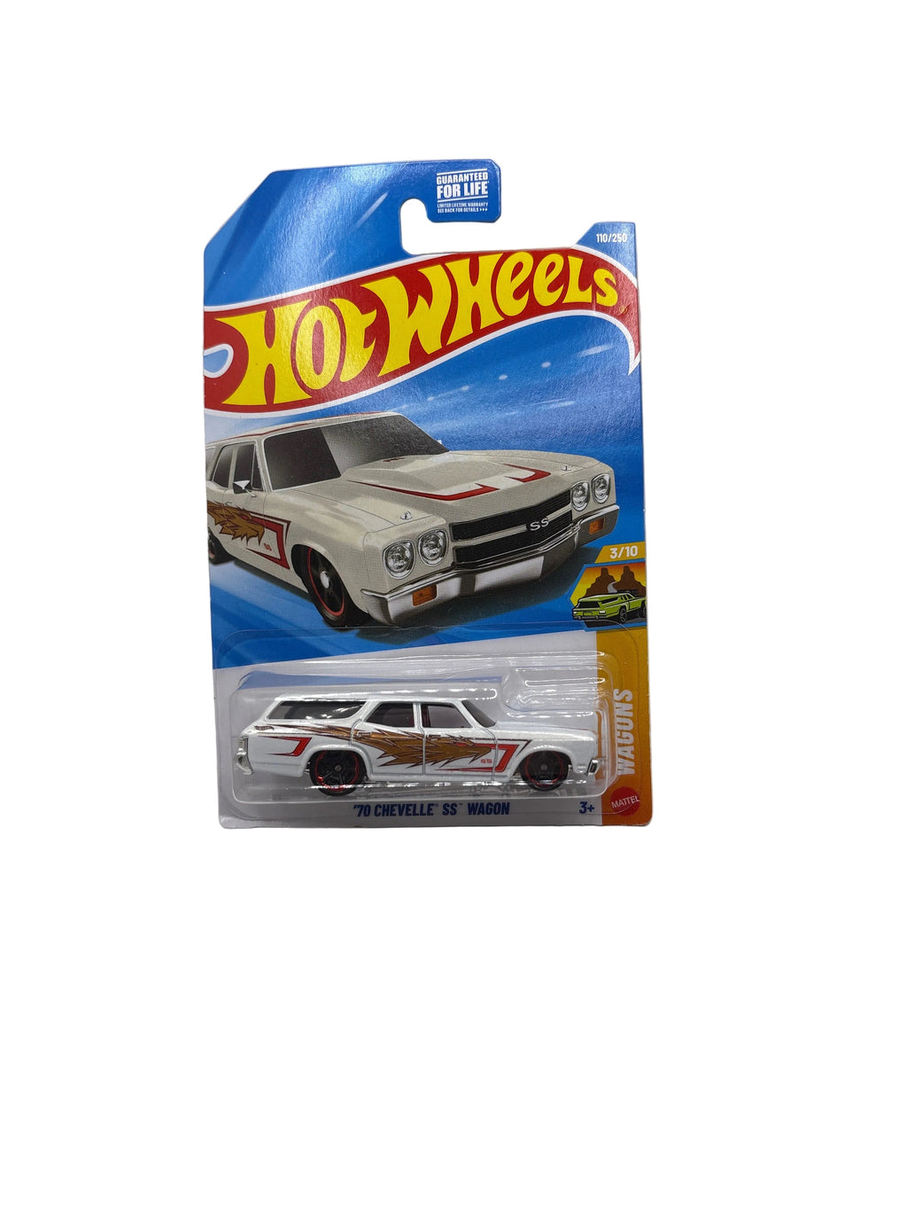 Hot Wheels 70 Chevelle SS Wagon Diecast white