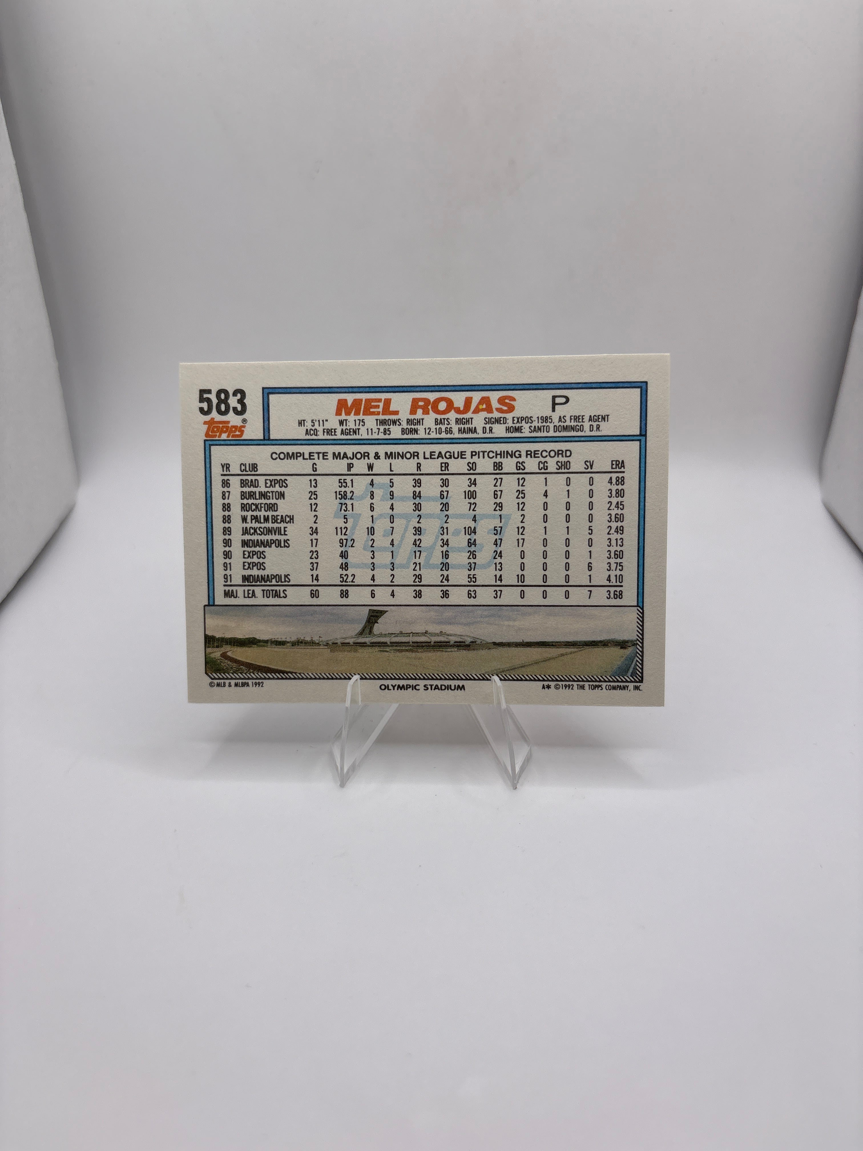 Topps Mel Rojas