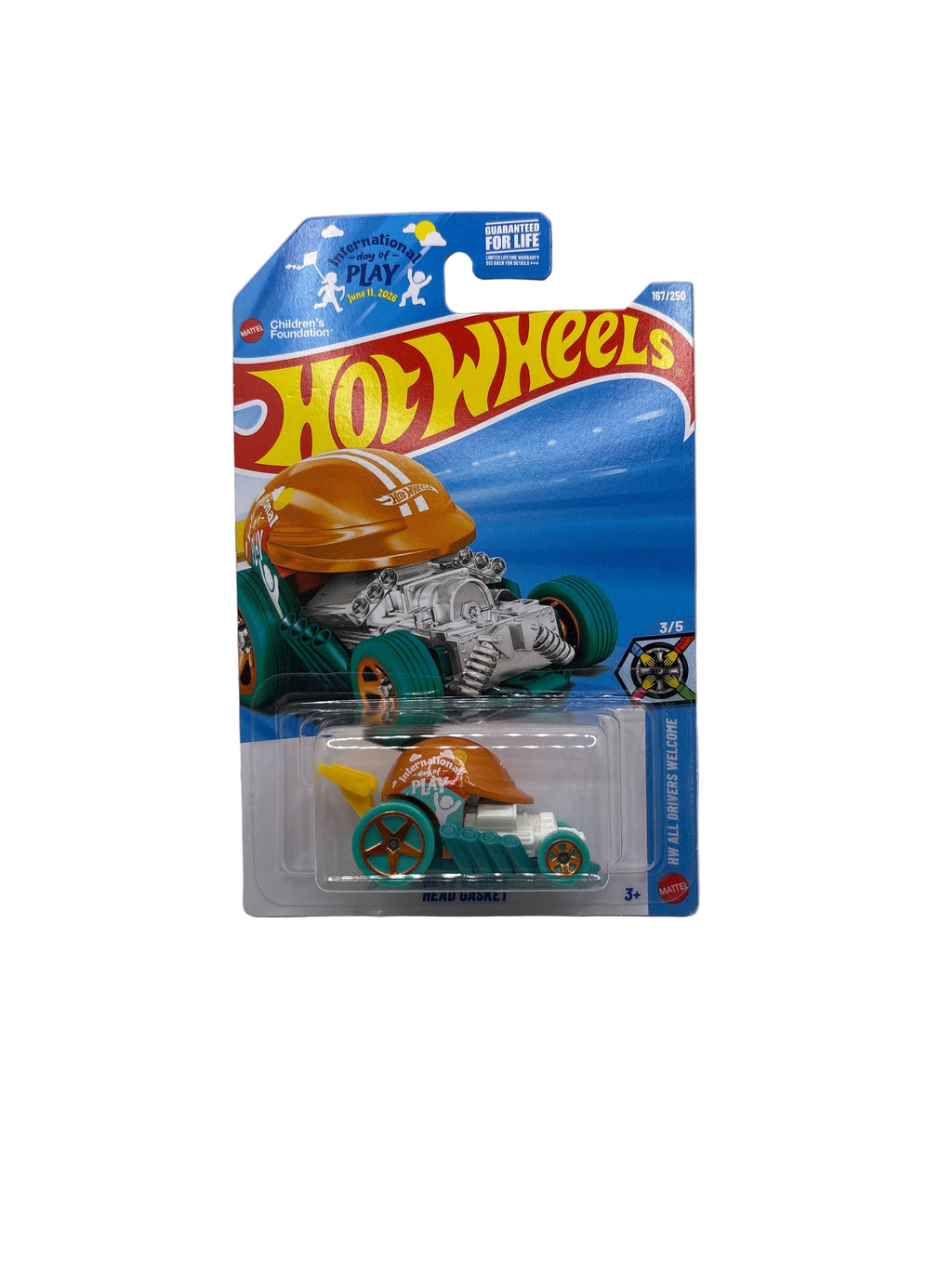 Hot Wheels Head Gasket Diecast orange