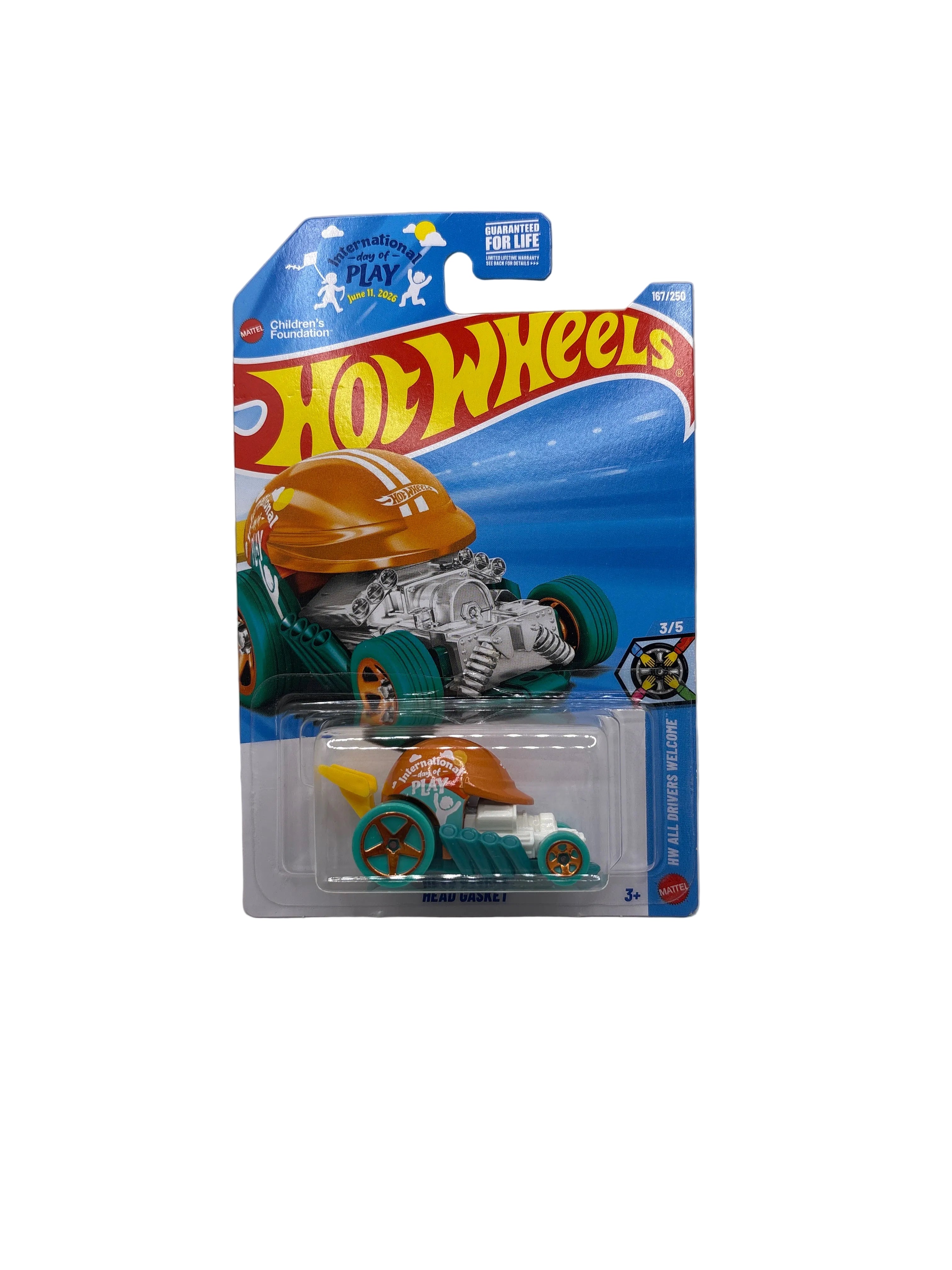 Hot Wheels Head Gasket Diecast orange
