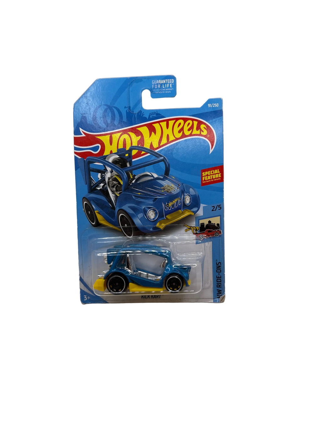 Hot Wheels Kick Kart Diecast blue