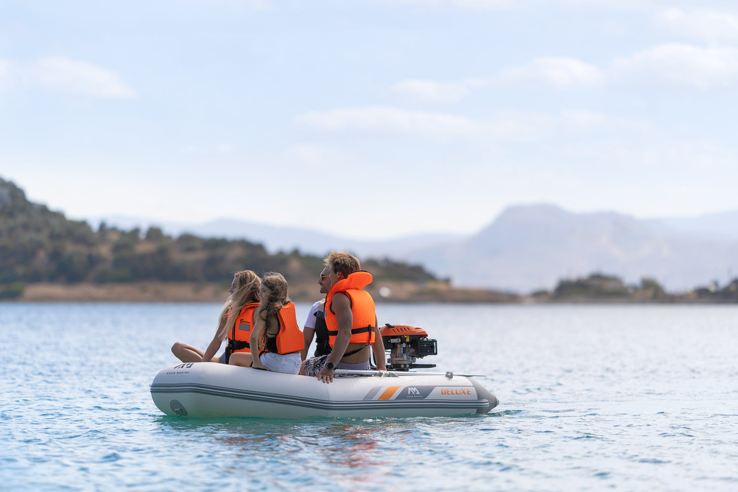 Aqua Marina A-DELUXE 2.77M With Aluminum Deck Inflatable Speed Boat