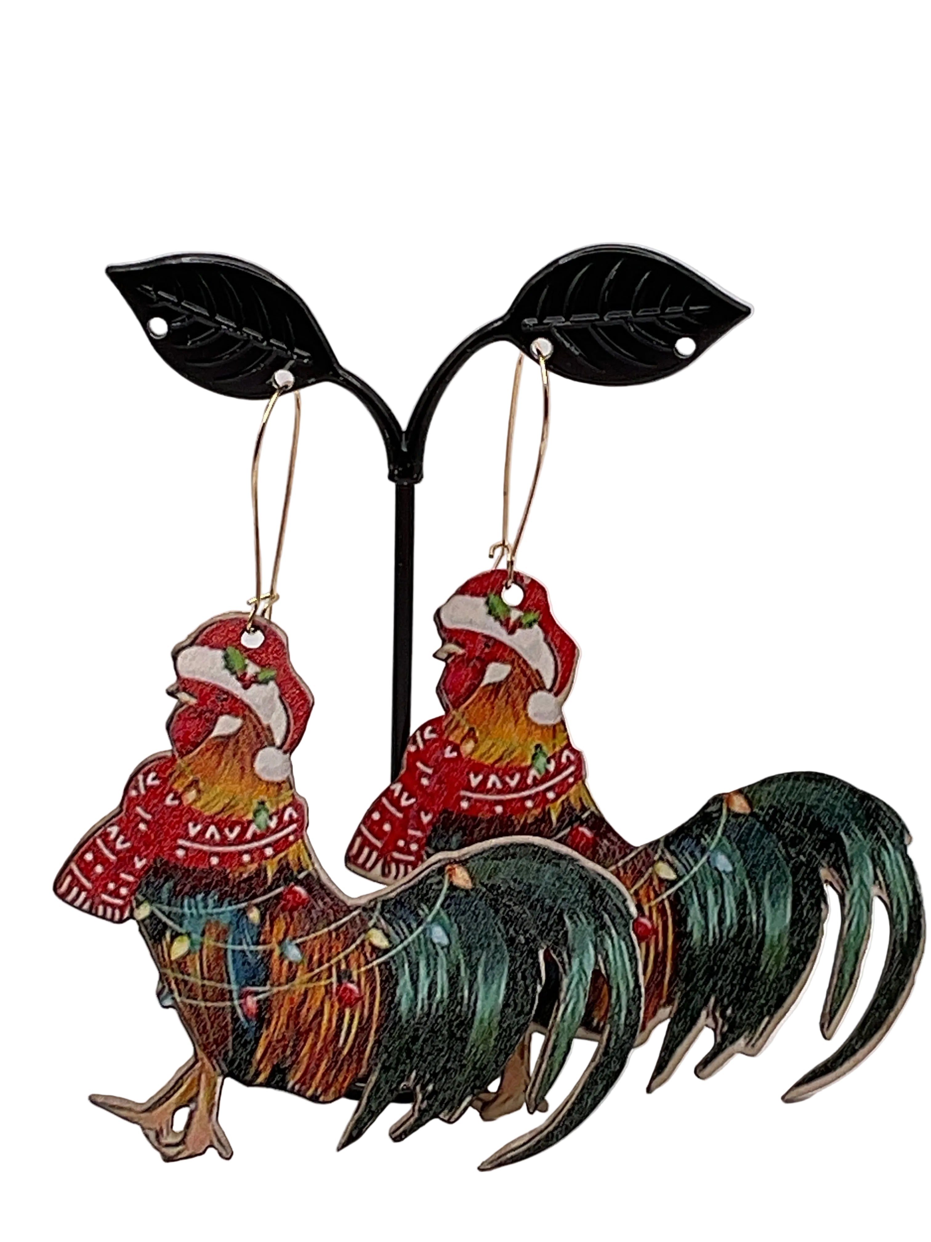 Large Christmas Earrings