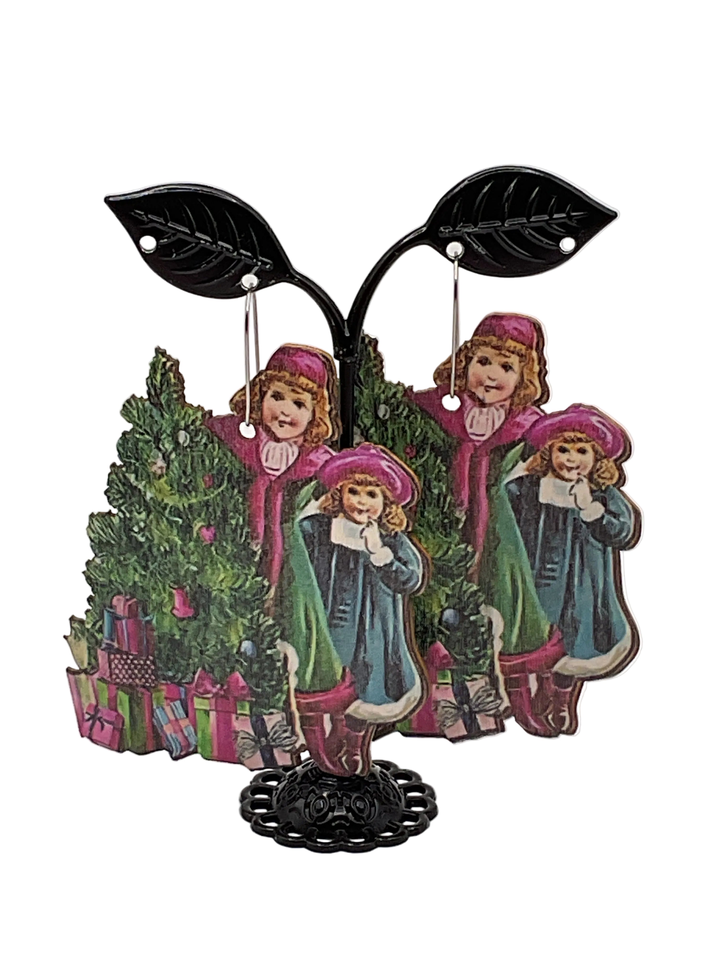 Large Christmas Earrings