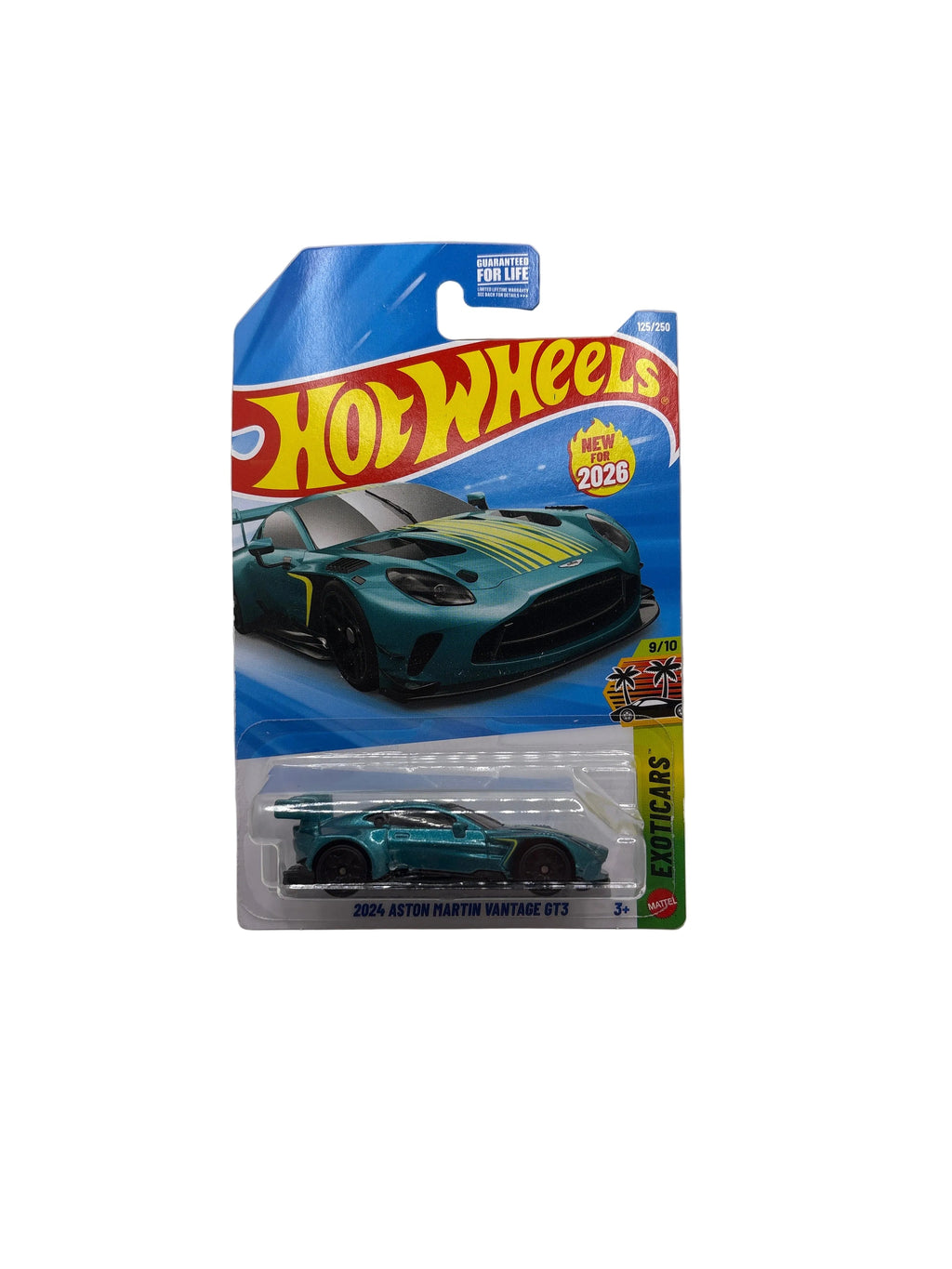 Hot Wheels 2024 Aston Martin Vantage GT3 Diecast green