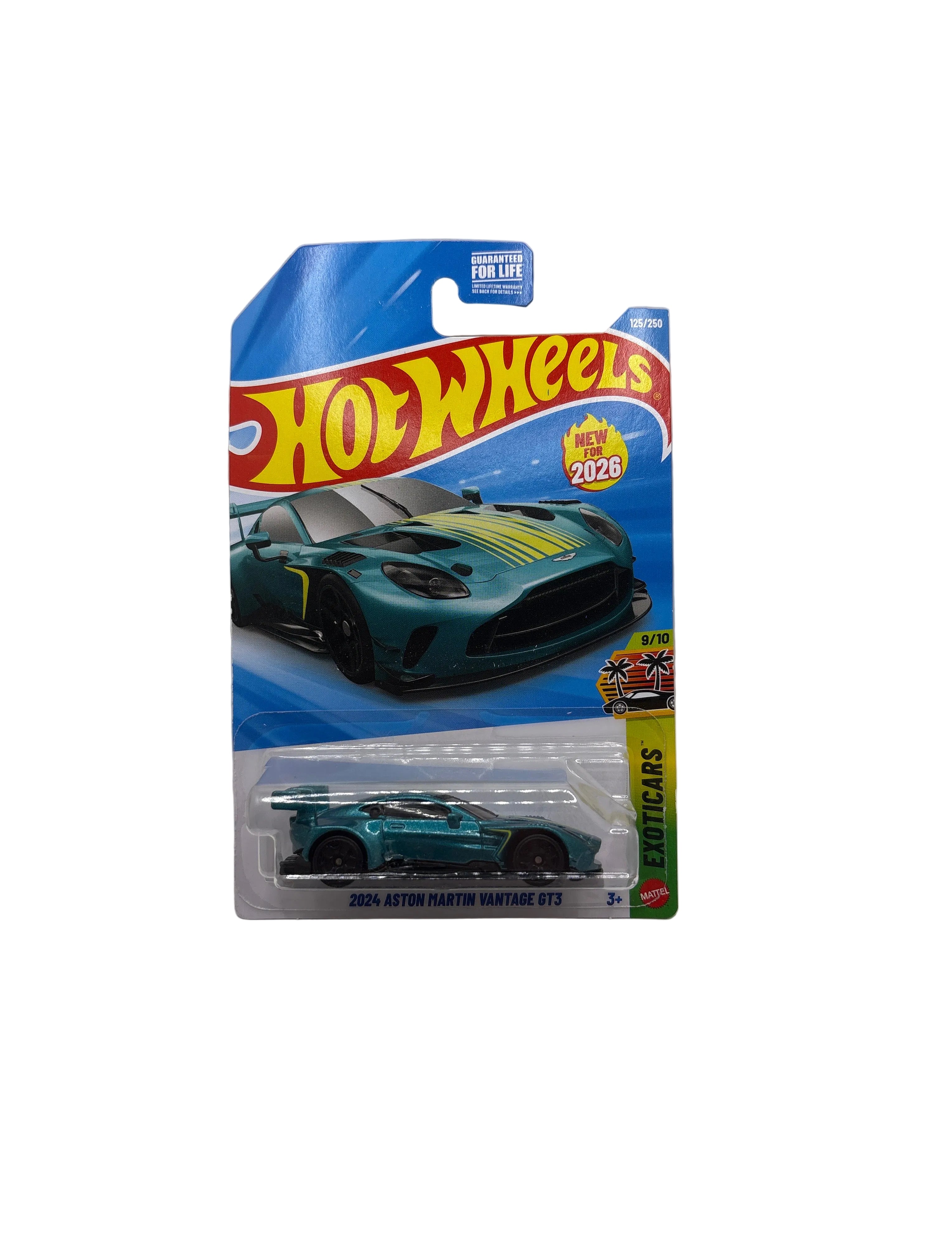 Hot Wheels 2024 Aston Martin Vantage GT3 Diecast green