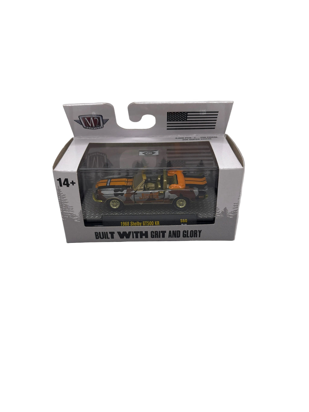 M2 1968 Shelby GT500 KR Diecast silver