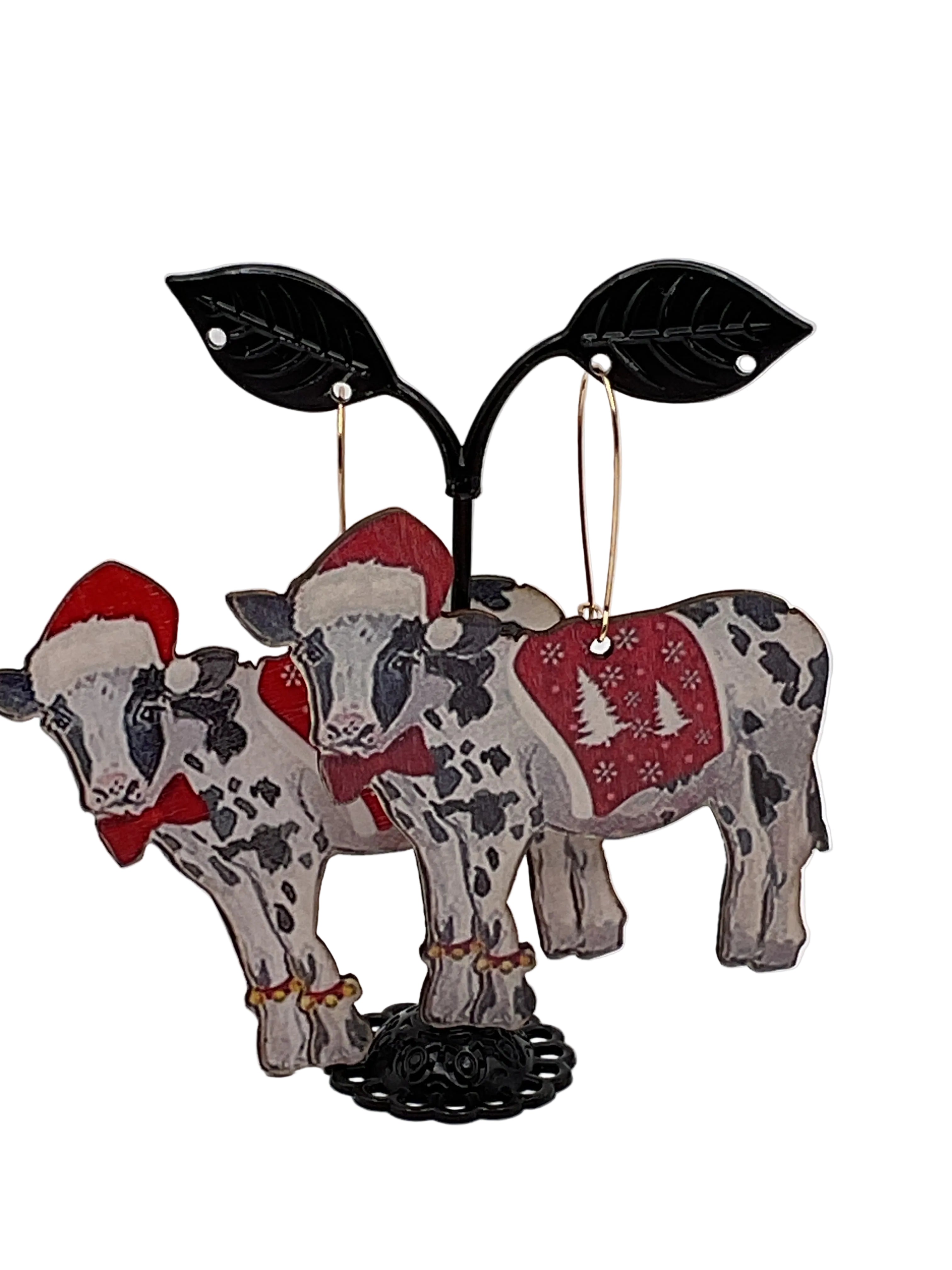 Large Christmas Earrings