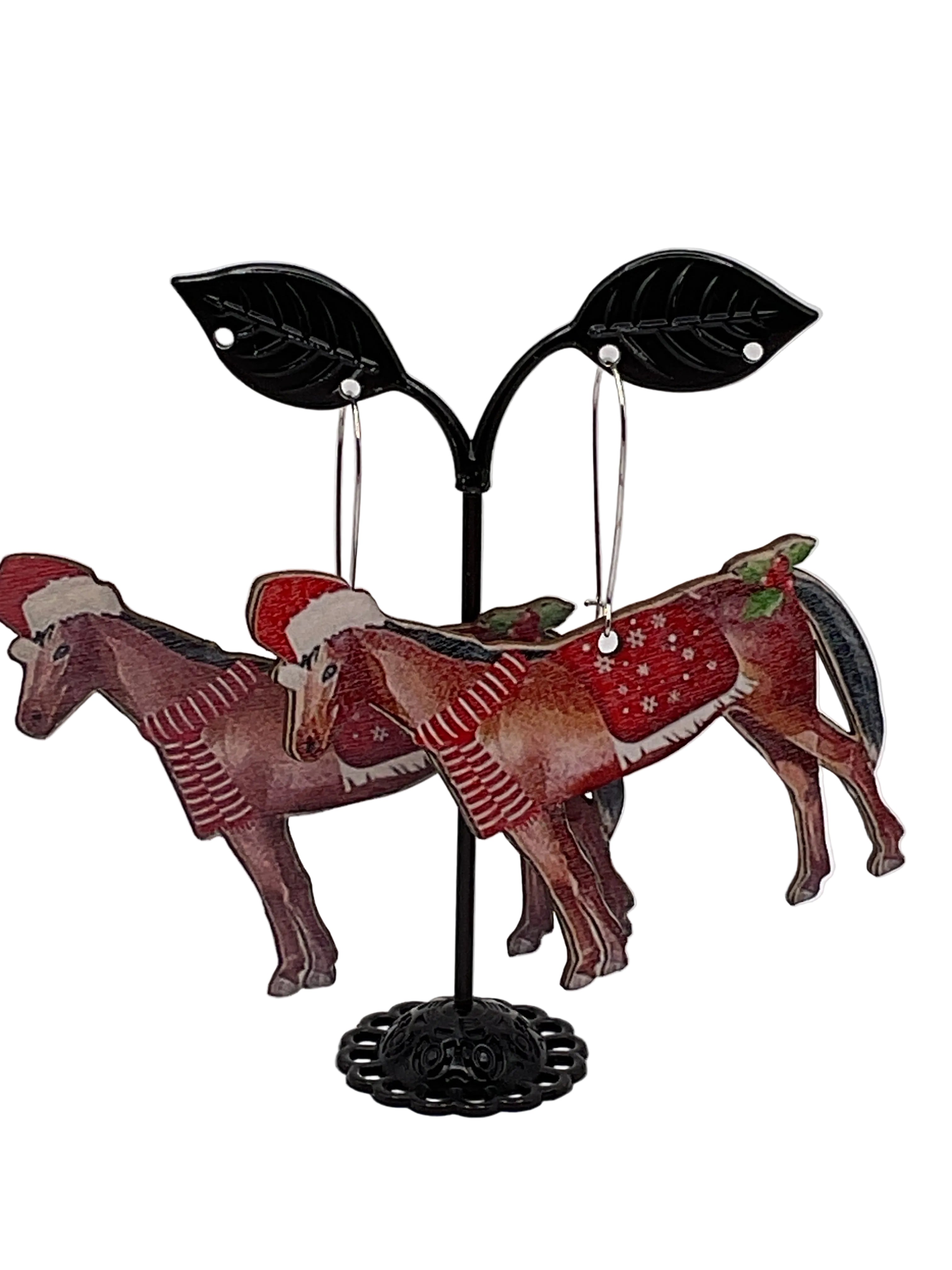 Large Christmas Earrings