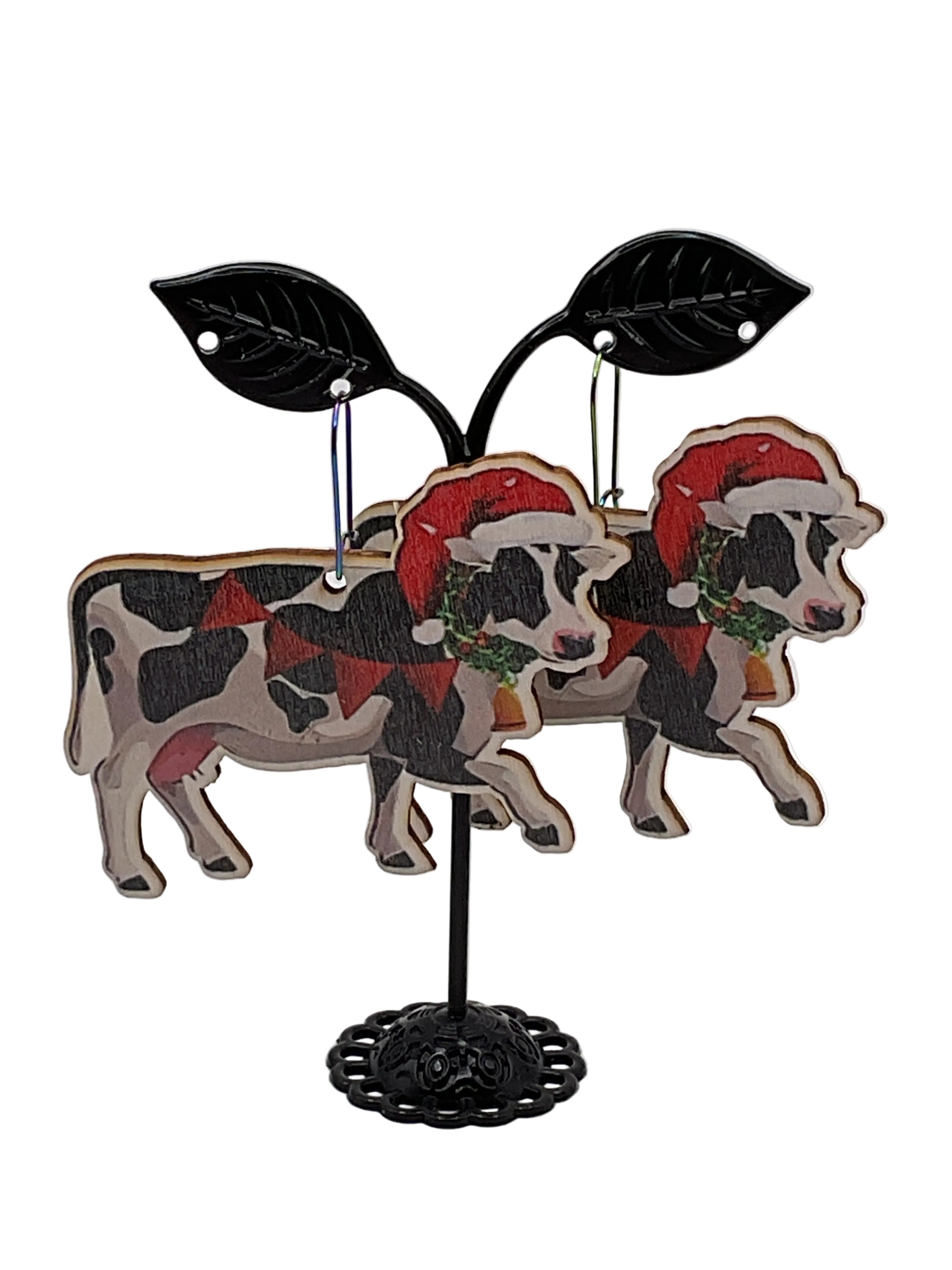 Large Christmas Earrings