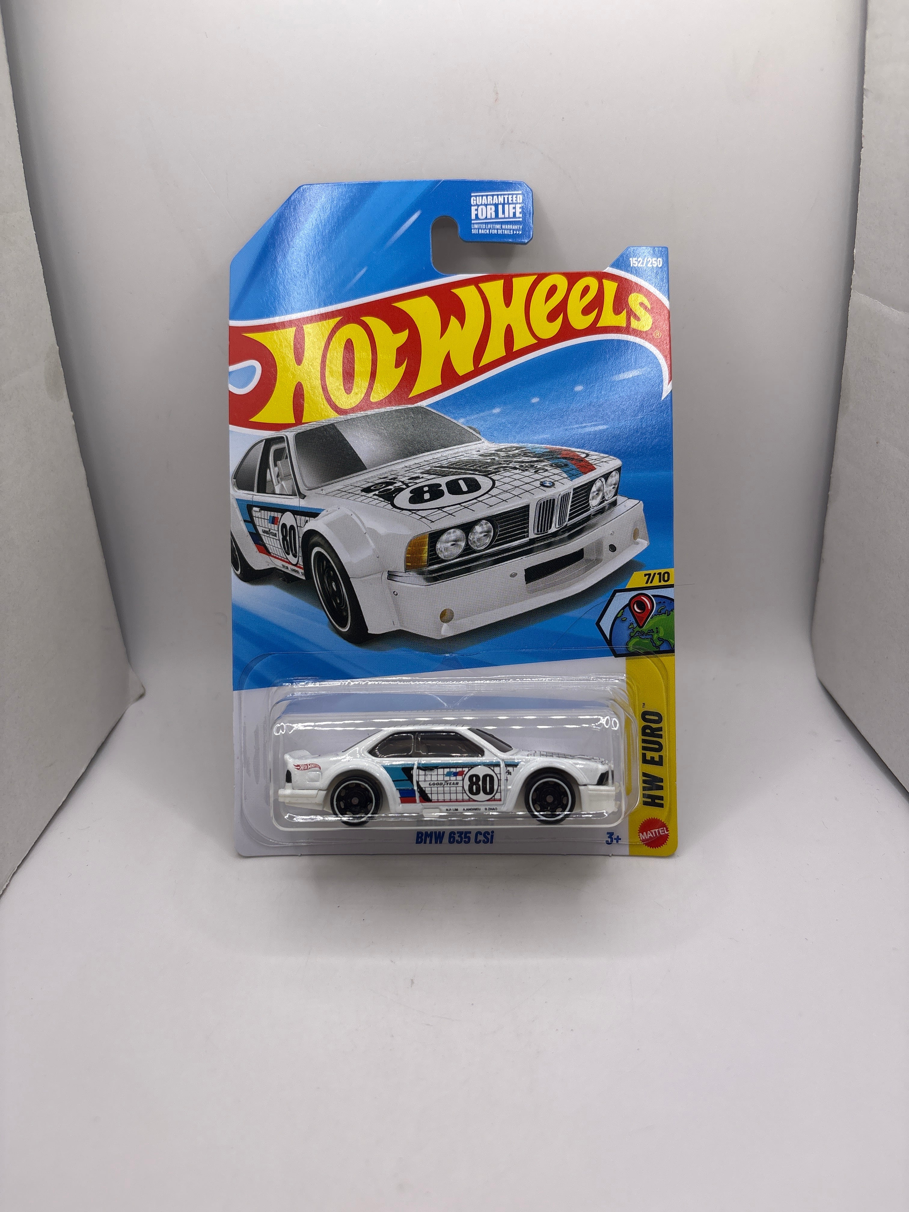 Hot Wheels BMW 635 CSi Diecast white