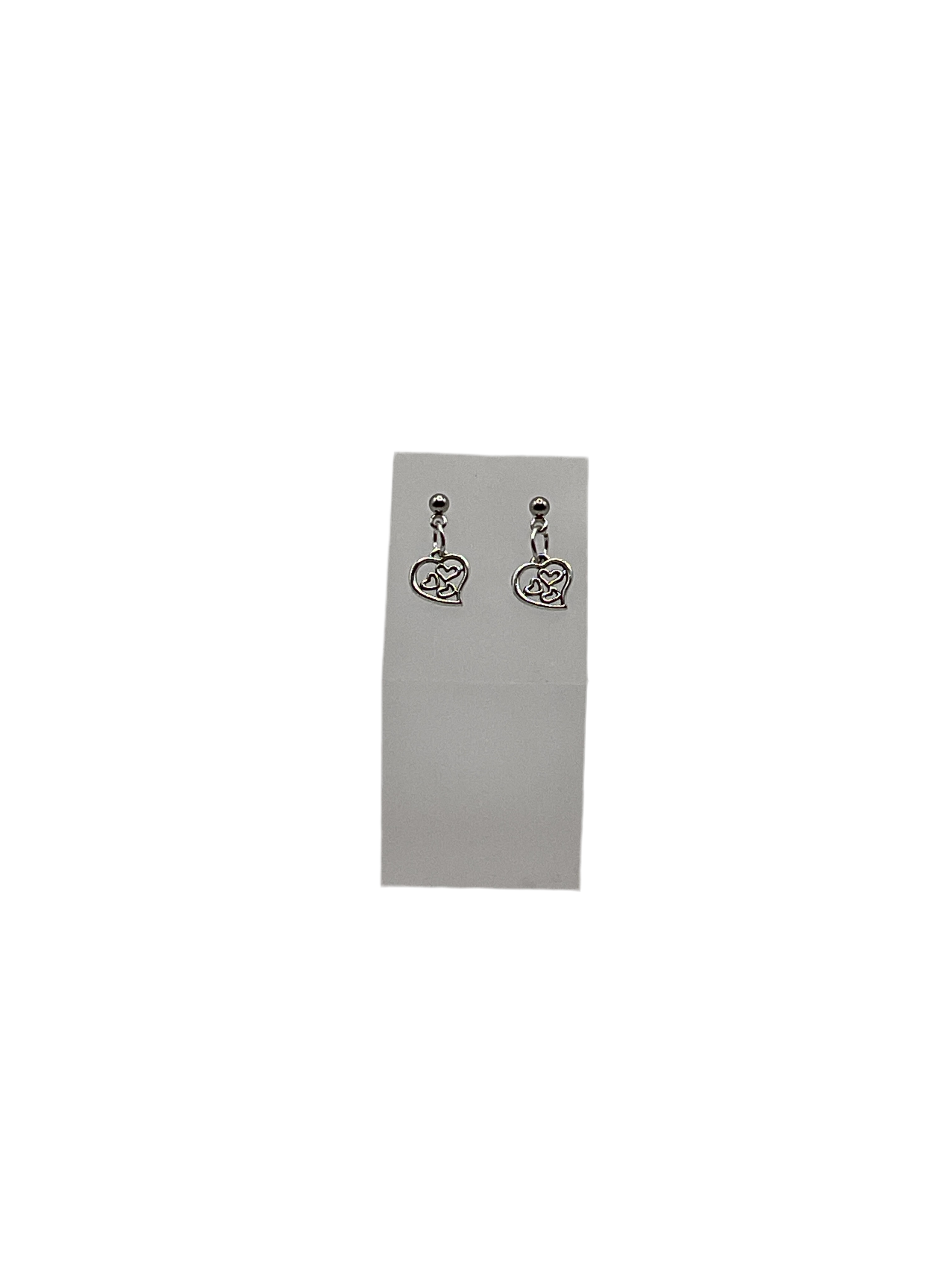 Hearts Inside of Heart Earrings