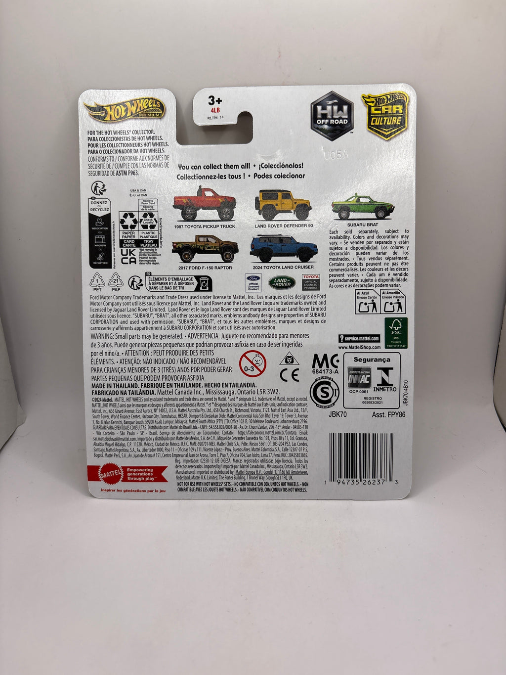 Hot Wheels 2017 Ford F-150 Raptor Diecast