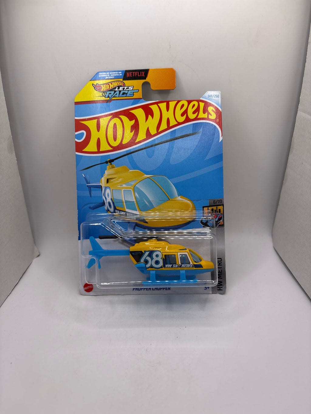 Hot Wheels Propper Chopper Diecast yellow