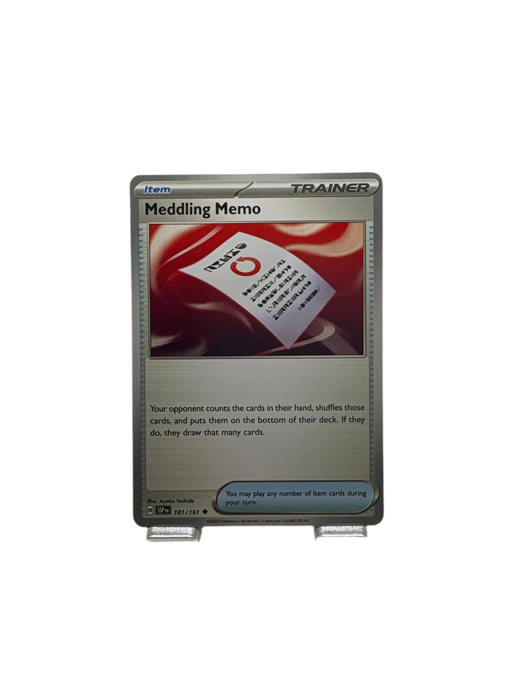 Pokemon Meddling Memo