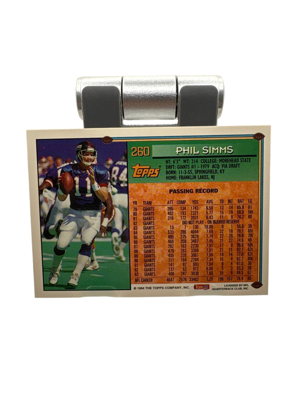 Topps Phil Simms