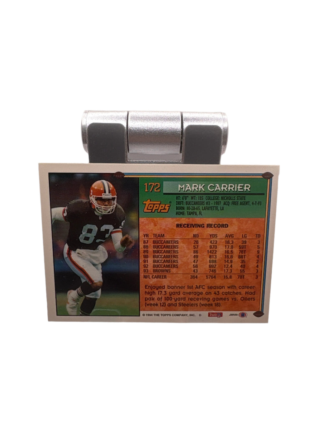 Topps Mark Carrier