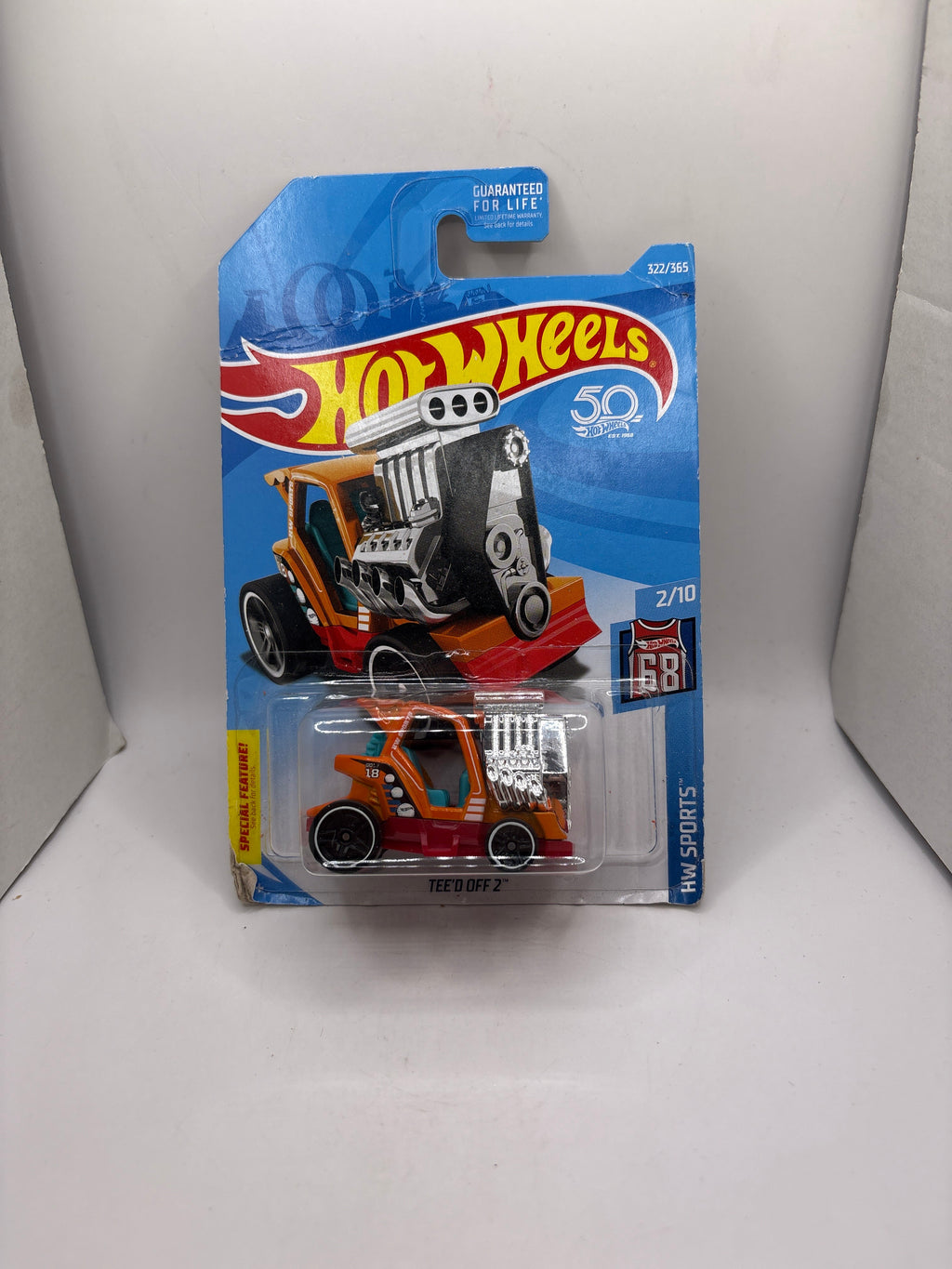 Hot Wheels Tee’d Off 2 Diecast orange