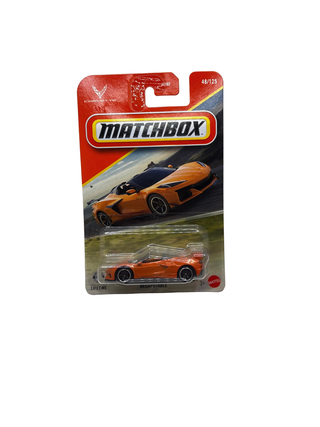 Matchbox 2023 Chevy Corvette Z06 Convertible Diecast orange