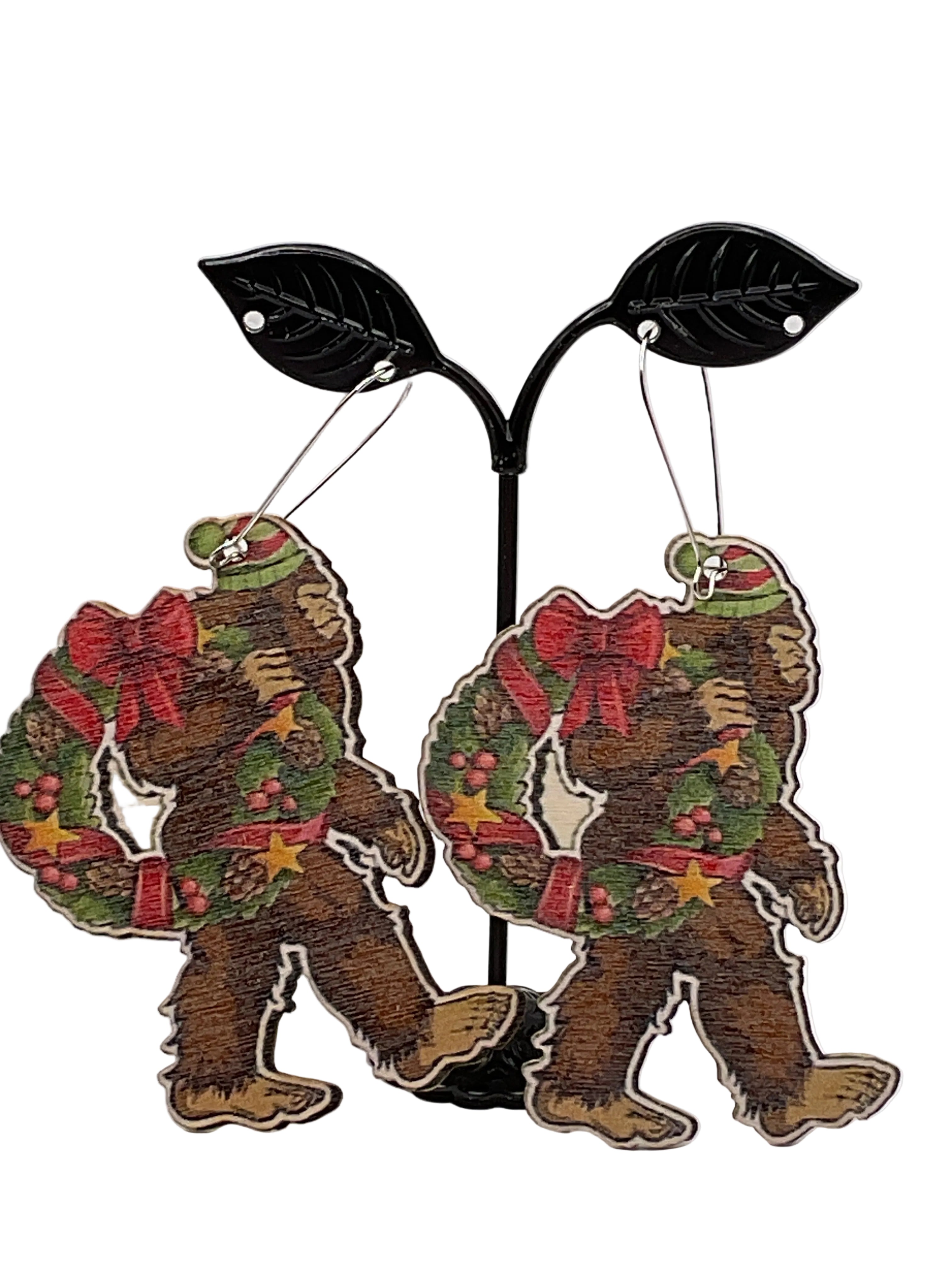 Large Christmas Earrings