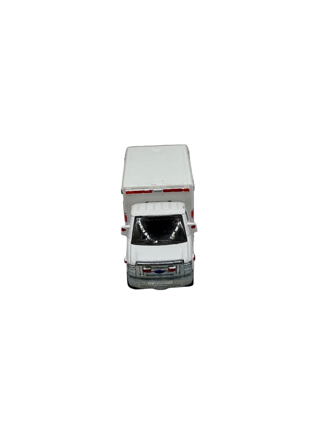 Matchbox 2009 Ford E-350 Ambulance Diecast white