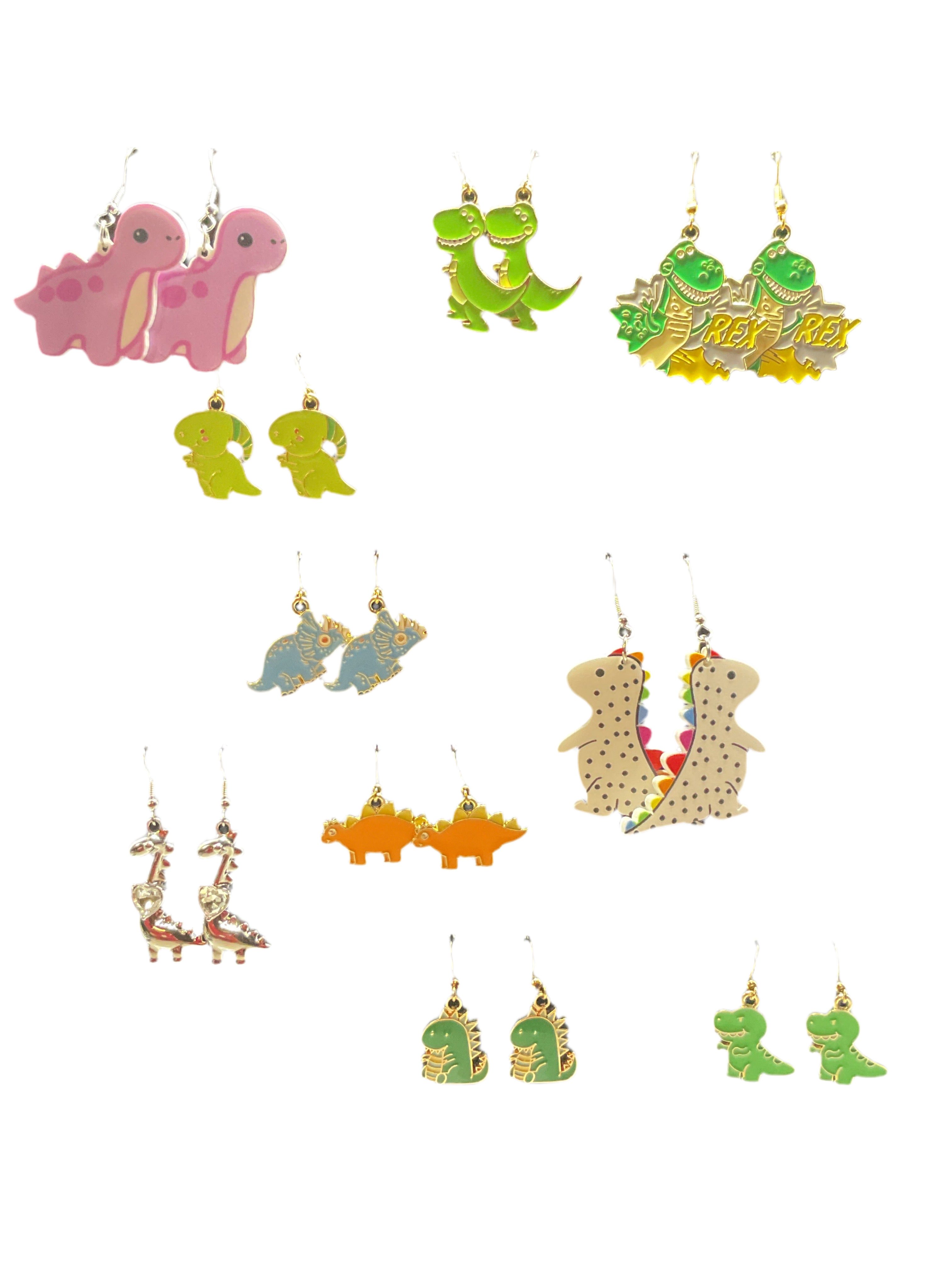 Dinosaur Earrings