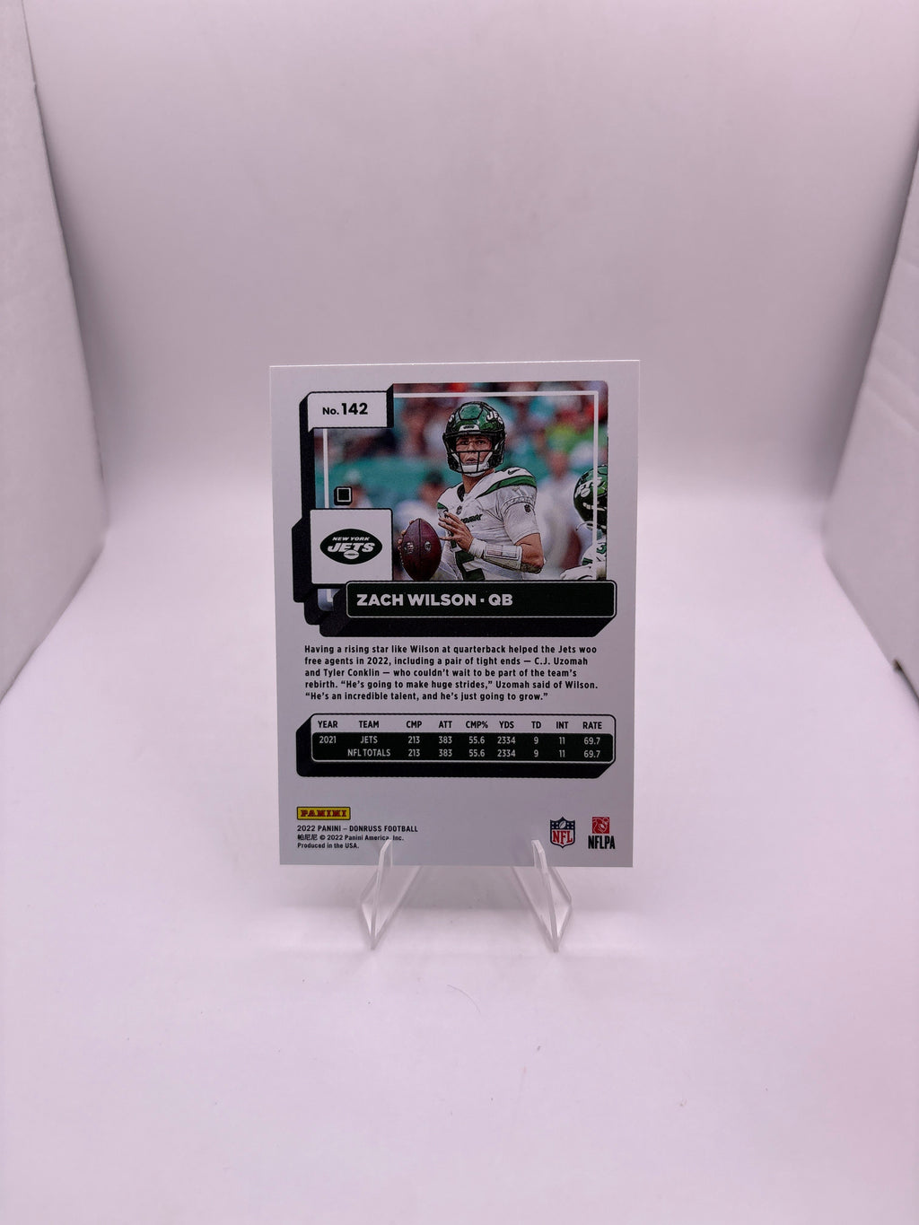 Donruss Zach Wilson