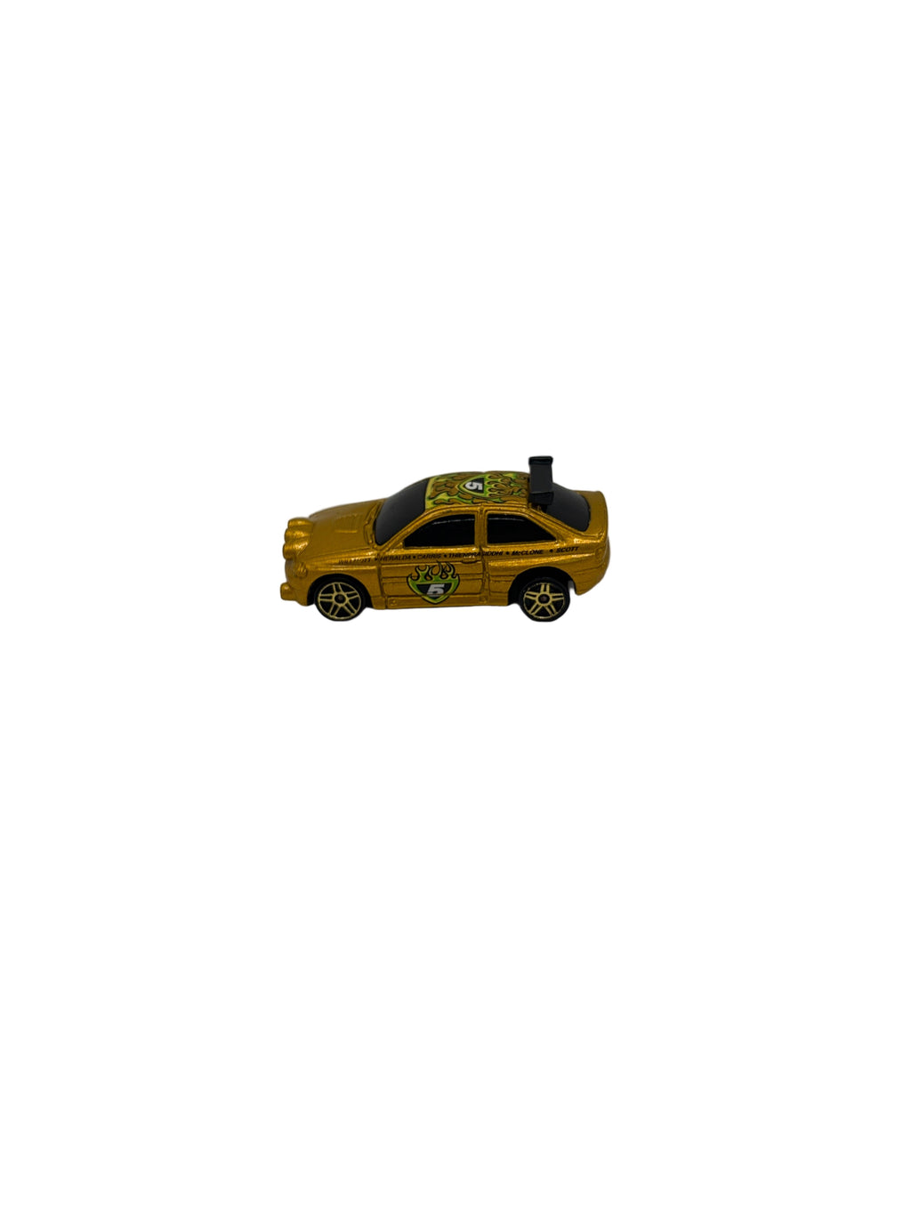 Hot Wheels Escort Rally Diecast gold