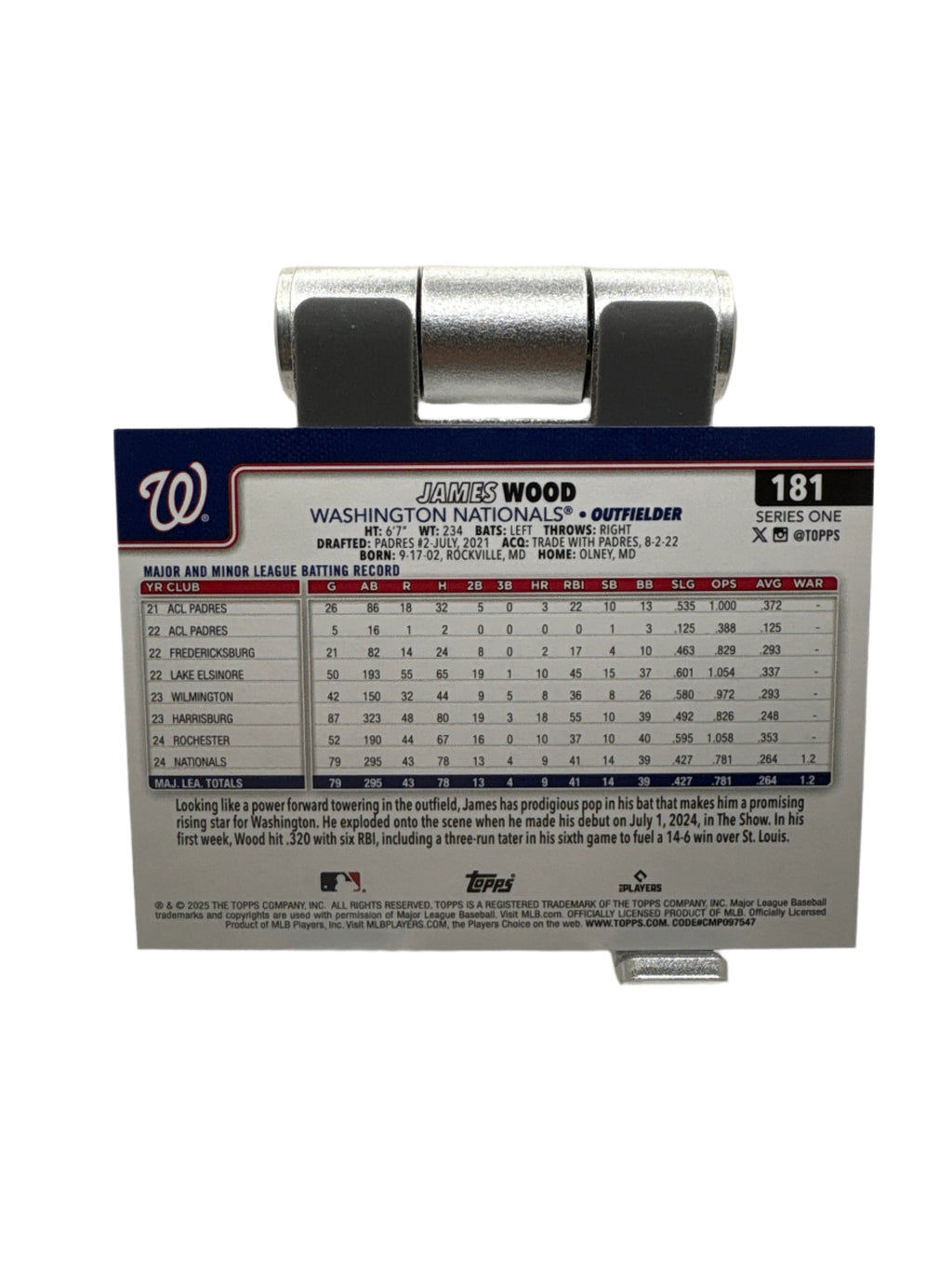 Topps James Wood