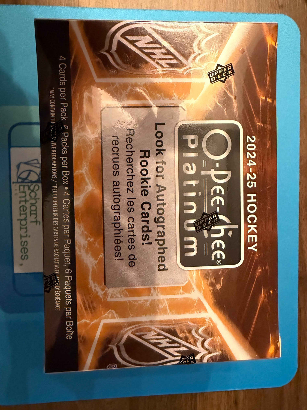 2024-25 Upper Deck O-Pee-Chee PLATINUM Hockey Factory Sealed 6 Pack Blaster Box