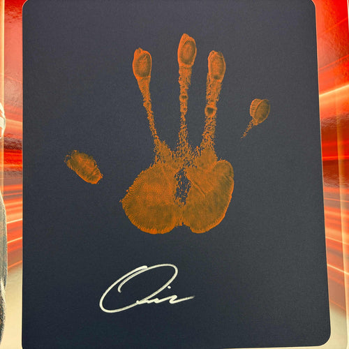 2025 Panini Instant Impressions NFL Quinshon Judkins #II-25 18x24 Hand Print Autographed Auto /10 Cleveland Browns Rookie RC Oversized Football Card