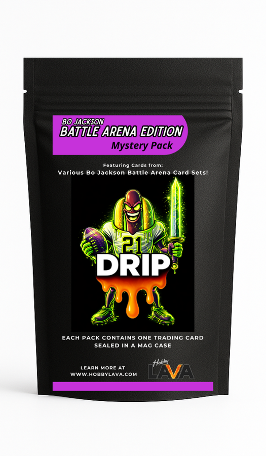Bo Jackson Battle Arena Mystery Card Drip Pack | Chase for Ultra & Secret Rares | 1 Battle Arena Card per Pack | Hottest Sports Collectibles