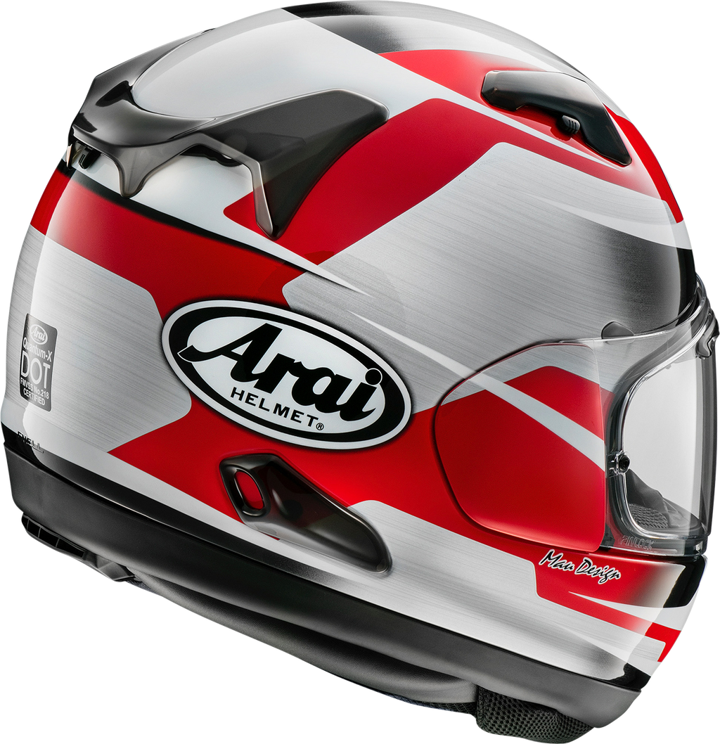 ARAI HELMETS, ARAI Helmets Quantum-X Steel Helmet - Red, 2XL (Part No. 0101-15741)