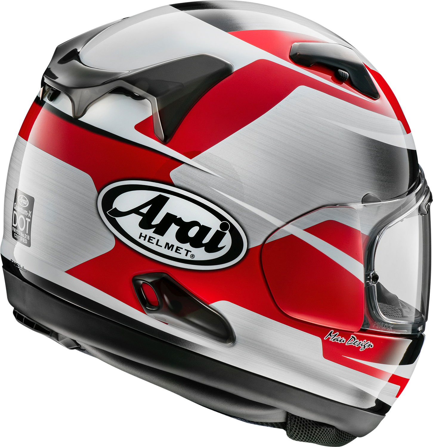 ARAI HELMETS, ARAI Helmets Quantum-X Steel Helmet - Red, 2XL (Part No. 0101-15741)