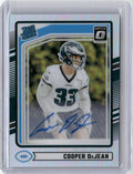 2024 Panini Donruss Optic Prizm Cooper DeJean #305 Auto Rookie RC Football Card