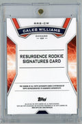 2024 Topps Resurgence Caleb Williams #RRSCW Auto Rookie RC Football Card